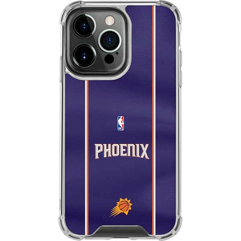 NBA Phoenix Suns Jersey iPhone 14 Pro Clear Case